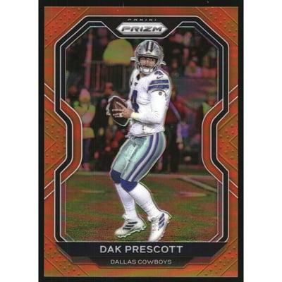 2020 Panini Prizm Prizms Orange #150 Dak Prescott