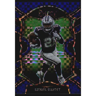 2020 Select Prizm Blue #10 Ezekiel Elliott