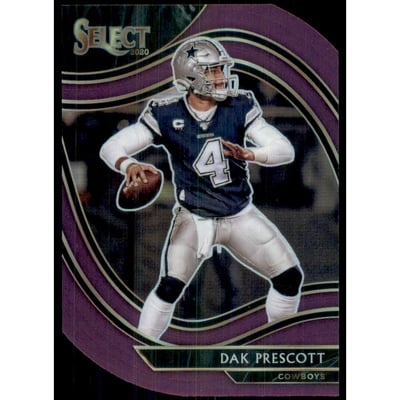 2020 Select Prizm Purple Die Cut #309 Dak Prescott