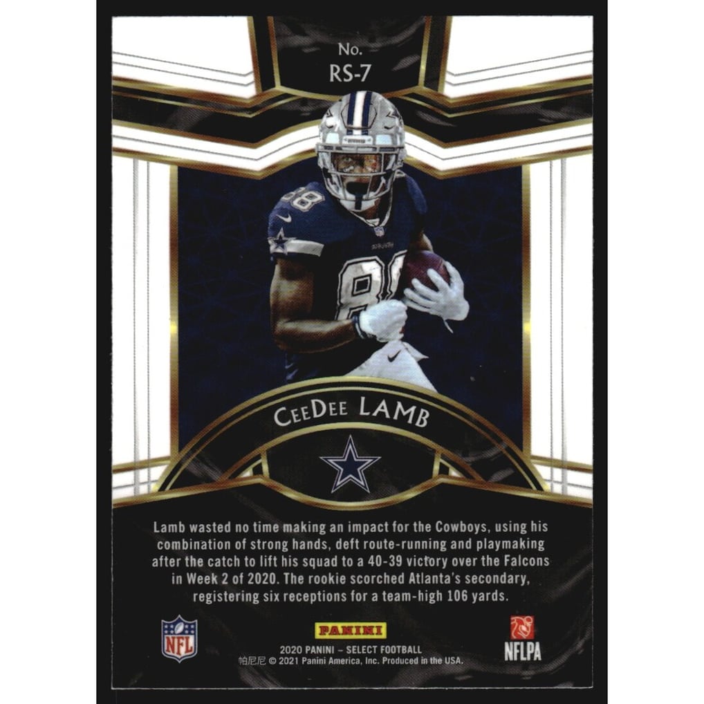 2020 Select Rookie Selections Prizm #7 CeeDee Lamb