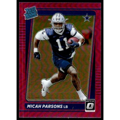 2021 Donruss Optic Rated Rookie Preview Pink #331 Micah Parsons