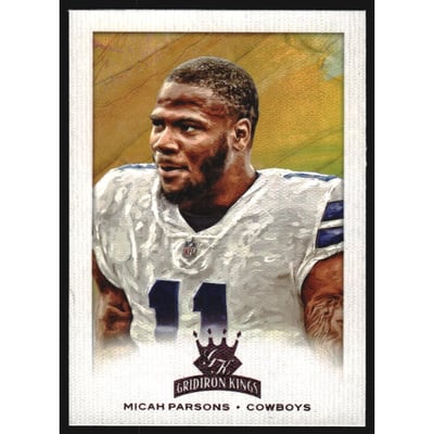 2021 Panini Chronicles Gridiron Kings Pink #35 Micah Parsons