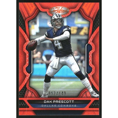 2022 Certified Mirror Orange #26 Dak Prescott