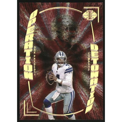 2022 Panini Illusions Operation Detonation Red #5 Dak Prescott