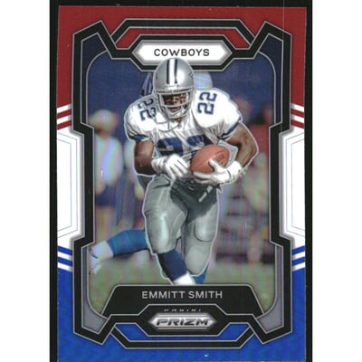 2023 Panini Prizm Prizms Red White and Blue #74 Emmitt Smith