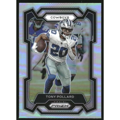 2023 Panini Prizm Prizms Silver #81 Tony Pollard