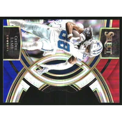 2023 Select Prizm Red and Blue Die Cut #177 CeeDee Lamb