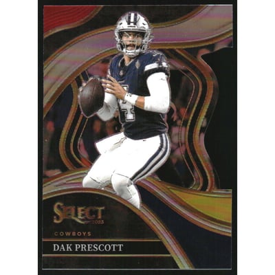 2023 Select Prizm Red and Yellow Die Cut #282 Dak Prescott
