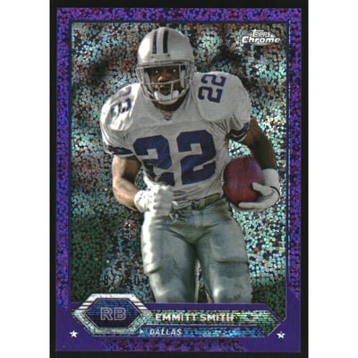 2023 Topps Composite Chrome Purple Speckle Refractors #6 Emmitt Smith