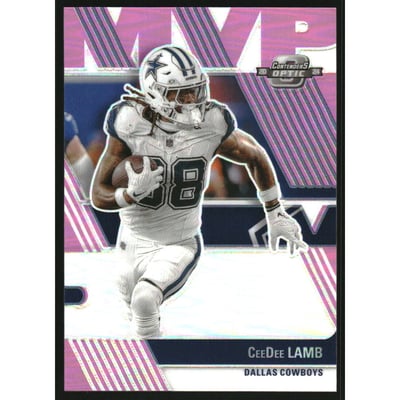 2024 Panini Contenders Optic MVP Contenders Pink #17 CeeDee Lamb