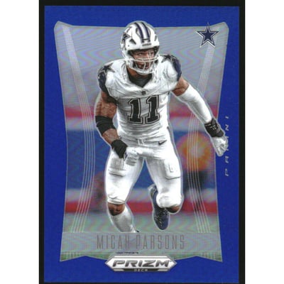 2024 Panini Prizm Deca Prizms Blue #76 Micah Parsons