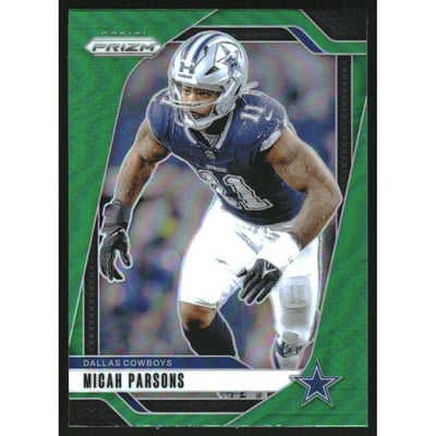 2024 Panini Prizm Prizms Green #77 Micah Parsons