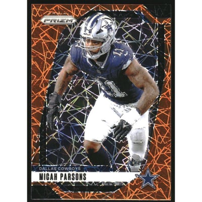 2024 Panini Prizm Prizms Lazer #77 Micah Parsons