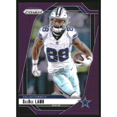 2024 Panini Prizm Prizms Purple #75 CeeDee Lamb