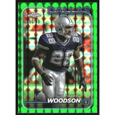 2024 Topps Chrome Green Geometric Refractors #45 Darren Woodson