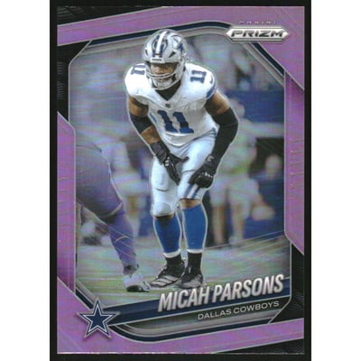 2025 Panini Prizm Prizms Pink #98 Micah Parsons