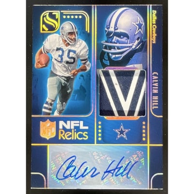 2025 Silhouette NFL Relic Holo Gold #10 Calvin Hill Auto /10