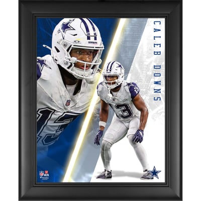 Caleb Downs Dallas Cowboys Fanatics Authentic Framed 13" x 16" Radiance Collage