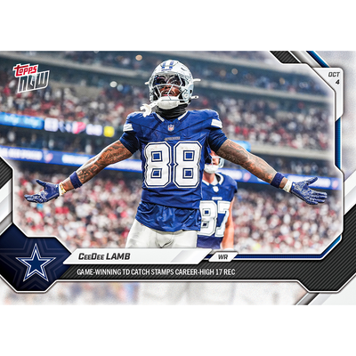 CeeDee Lamb - 2026-27 NFL Topps NOW® - Card 41 - LOOK FOR AUTOS