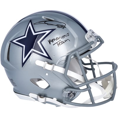 CeeDee Lamb Dallas Cowboys Fanatics Authentic Autographed Riddell Speed Authentic Helmet with "America's Team" Inscription