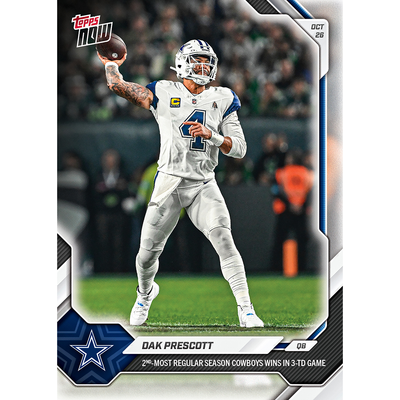 Dak Prescott - 2026-27 NFL Topps NOW® - Card 90