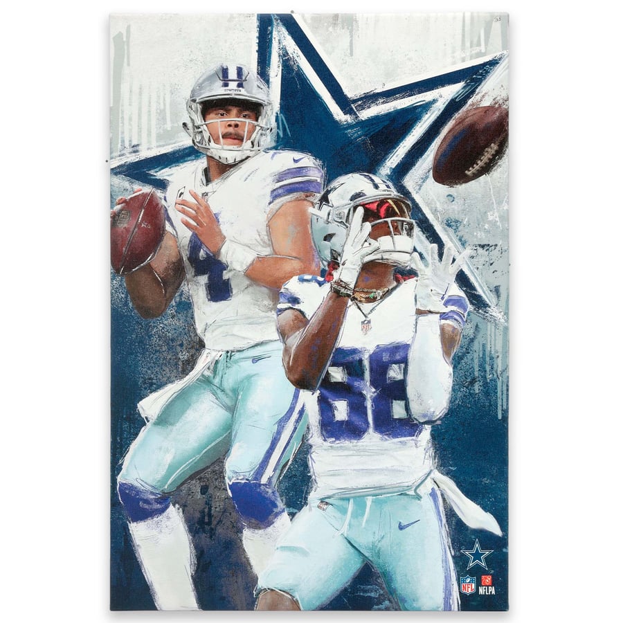 Cool Dallas Cowboys Paintings IMPERIAL Dallas Cowboys Team Logo 24 In.