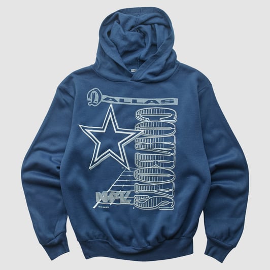 Dallas Cowboys 1995 Hooded Pullover Sweatshirt - Navy - XXS by Fanatics Real Vintage