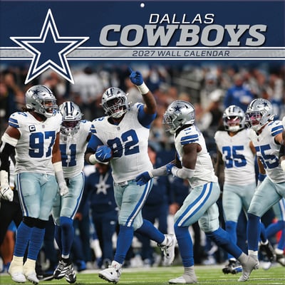 Dallas Cowboys 2027 12” x 12” Team Wall Calendar