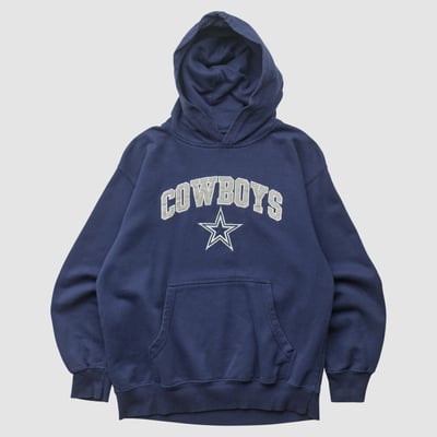 Dallas Cowboys Cowboys Authentic Apparel 2000s Hooded Pullover Sweatshirt - Navy - Yth XL by Fanatics Real Vintage