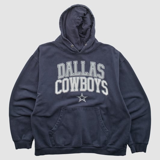 Dallas Cowboys Dallas Cowboys Authentic 2000s Hooded Pullover Sweatshirt - Navy - S by Fanatics Real Vintage