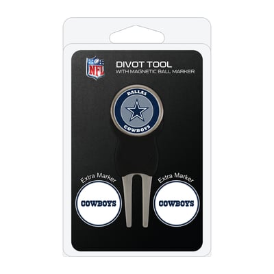 Dallas Cowboys Golf Divot Tool Pack with 3 Magnetic Markers