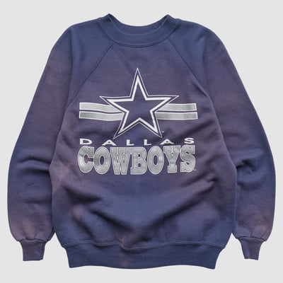 Dallas Cowboys Hanes 90s Pullover Sweatshirt - Navy - Yth L by Fanatics Real Vintage