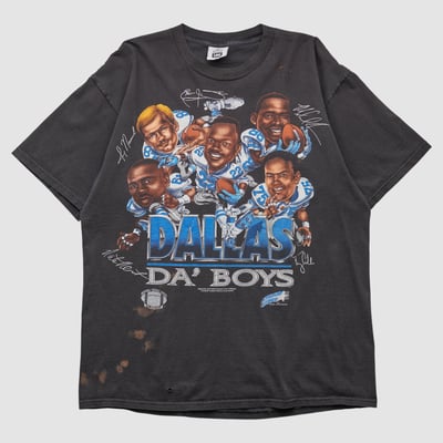 Dallas Cowboys Lee Apparel 90s T-shirt - Black - XL by Fanatics Real Vintage