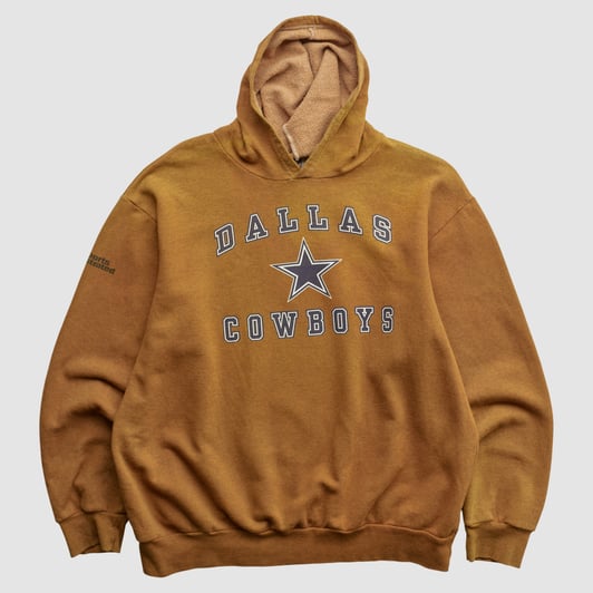 Dallas Cowboys NFL 2000s Hooded Pullover Sweatshirt - Clay - L by Fanatics Real Vintage