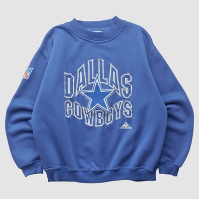 Dallas Cowboys NFL Pro Line 90s Pullover Sweatshirt - Blue - S by Fanatics Real Vintage