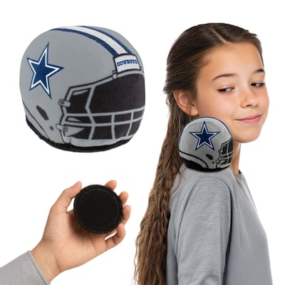 Dallas Cowboys Plush Magnetic Toy Helmet Shoulder Buddy
