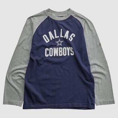 Dallas Cowboys Reebok 2000s Long Sleeve T-shirt - Navy - M by Fanatics Real Vintage