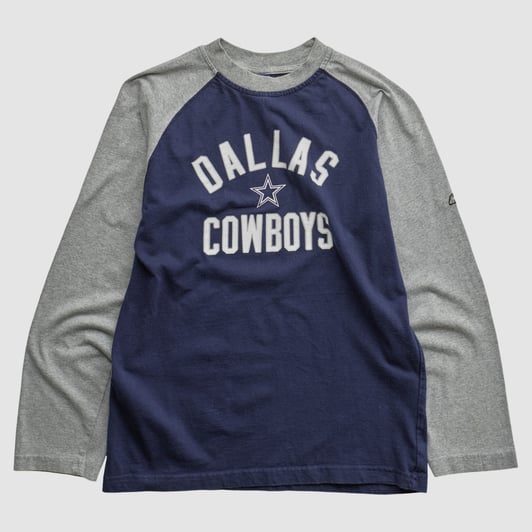 Dallas Cowboys Reebok 2000s Long Sleeve T-shirt - Navy - M by Fanatics Real Vintage