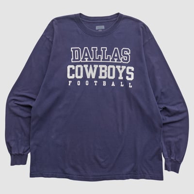 Dallas Cowboys Reebok 2000s Long Sleeve T-shirt - Navy - XL by Fanatics Real Vintage