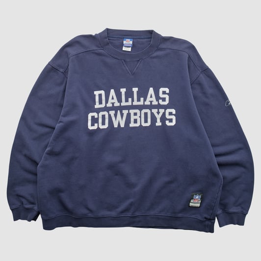 Dallas Cowboys Reebok 2000s Pullover Sweatshirt - Navy - L by Fanatics Real Vintage