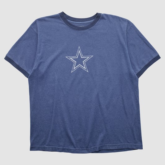 Dallas Cowboys Reebok 2000s T-shirt - Navy - 2XL by Fanatics Real Vintage