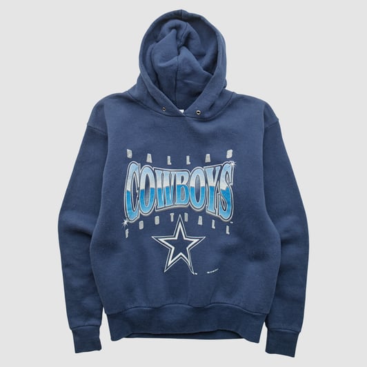 Dallas Cowboys Salem Sportswear 90s Hooded Pullover Sweatshirt - Navy - Yth M by Fanatics Real Vintage