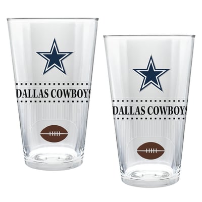 Dallas Cowboys Two-Piece 16oz. Stadium Pint Glass Set