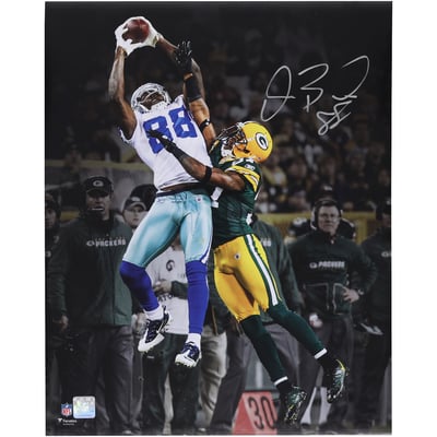 Dez Bryant Dallas Cowboys Autographed Fanatics Authentic 16" x 20" Catch vs. Green Bay Packers Spotlight Photograph
