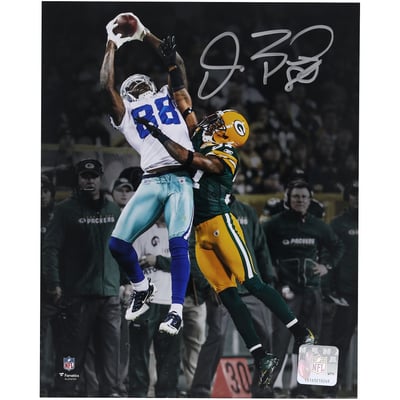 Dez Bryant Dallas Cowboys Autographed Fanatics Authentic 8" x 10" Catch vs. Green Bay Packers Spotlight Photograph