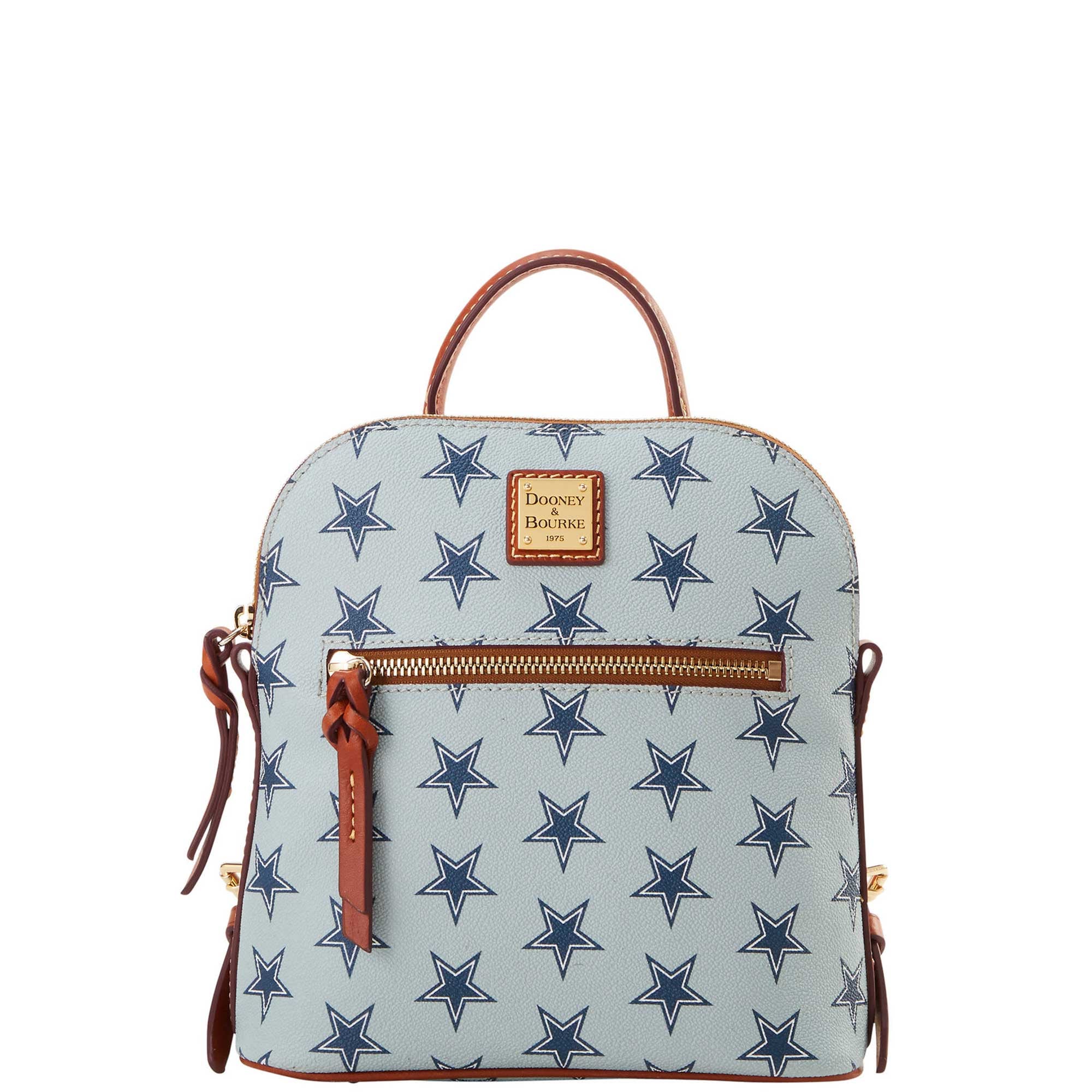 Dooney & Bourke Blue Backpack with Tan Monogram Accents w/ Dust Bag Dooney and Bourke Dodgers Backpack | Mercari main image 3
