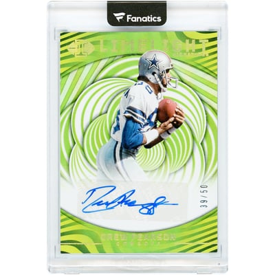Drew Pearson Dallas Cowboys Autographed 2023 Panini Illusions Limelight Signatures #LS-DP #39/50 Card