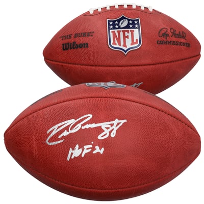 Drew Pearson Dallas Cowboys Autographed Fanatics Authentic Wilson Duke Full Color Football with "HOF 21" Inscription