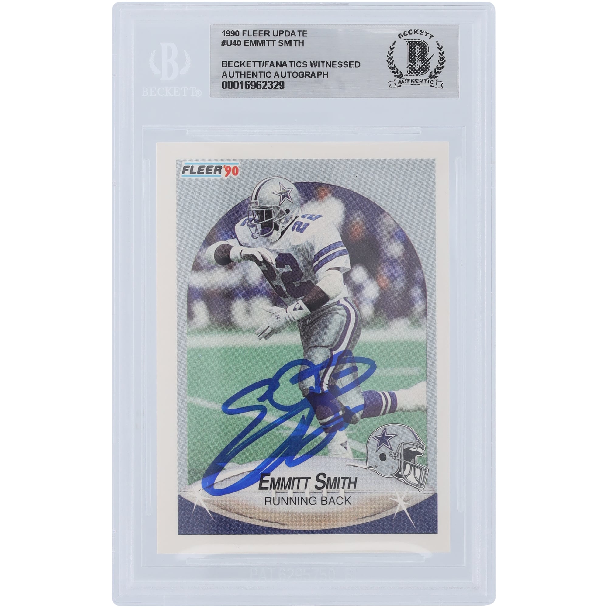 Emmitt Smith Running Back Card