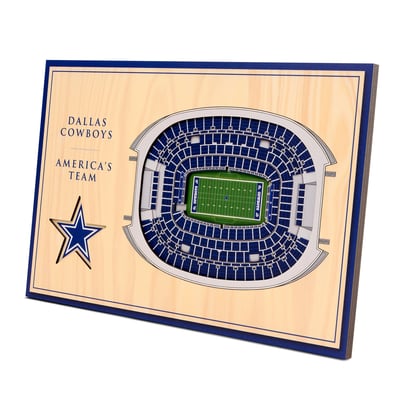 Dallas Cowboys Fanpoint 14'' x 10.5'' 3D StadiumView Desktop Display